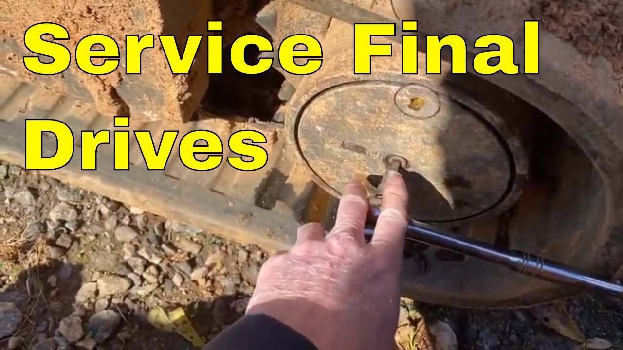Excavator Final Drive Oil Change in the Deere 27C