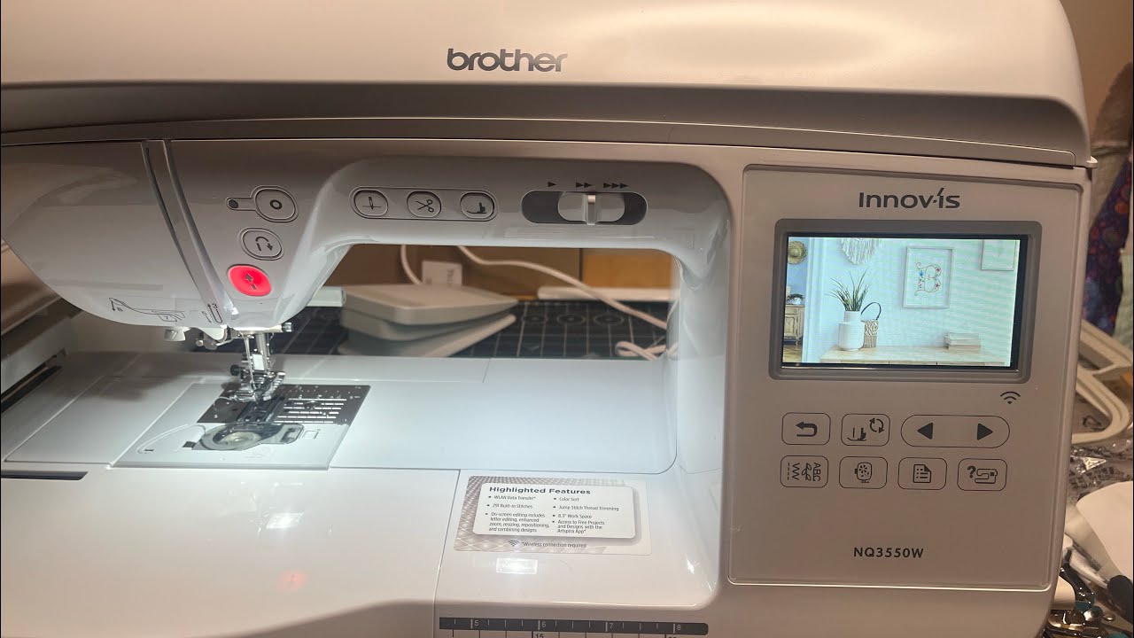 A review of my new Brother NQ3550W sewing & Embroidery Machine!
