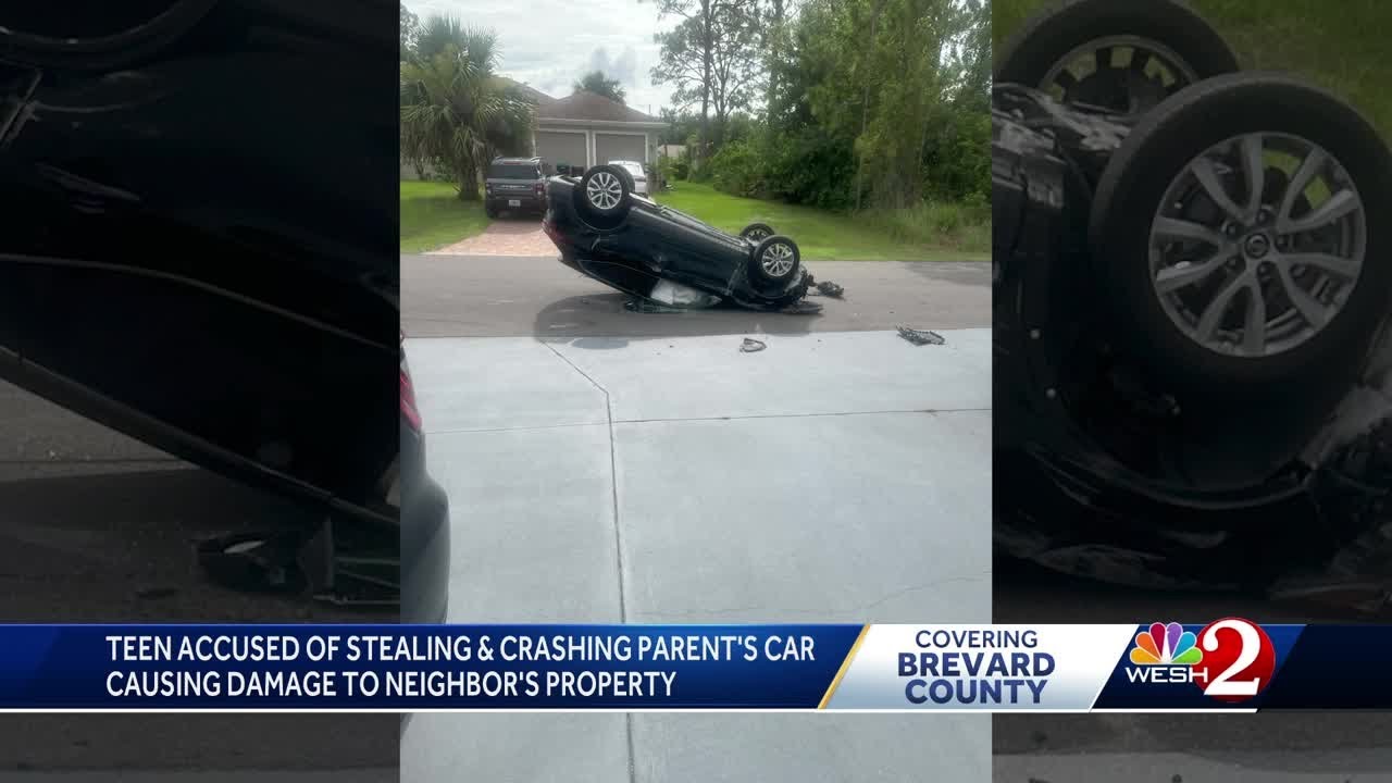 14-year-old flips car in Brevard County
