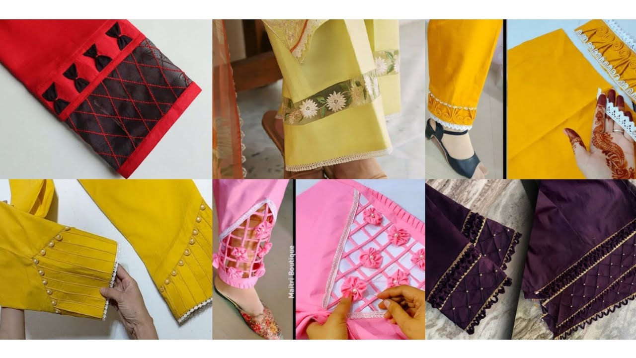 Stylish Poncha Designs 2026 ✨ | Latest Trouser Bottom Ideas 💖 Eid Special #eid2026