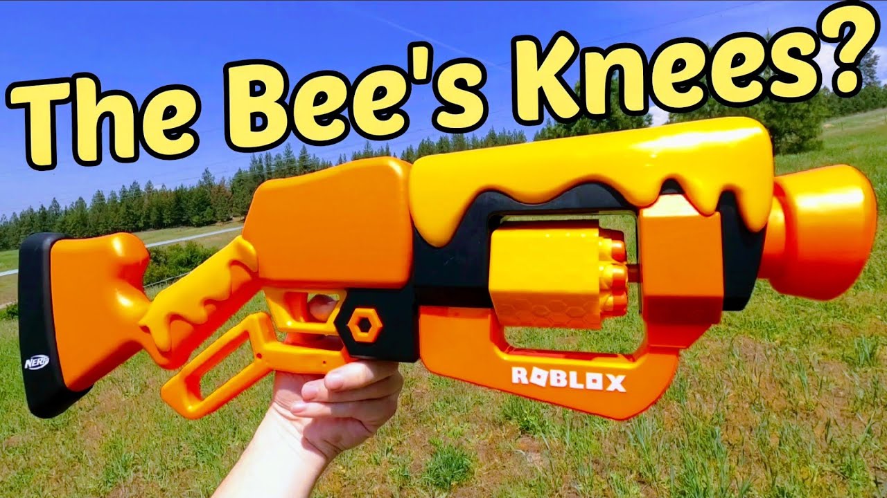 Nerf Roblox Adopt Me!: Bees! Lever action Blaster| Full Review+Virtual Giveaway!