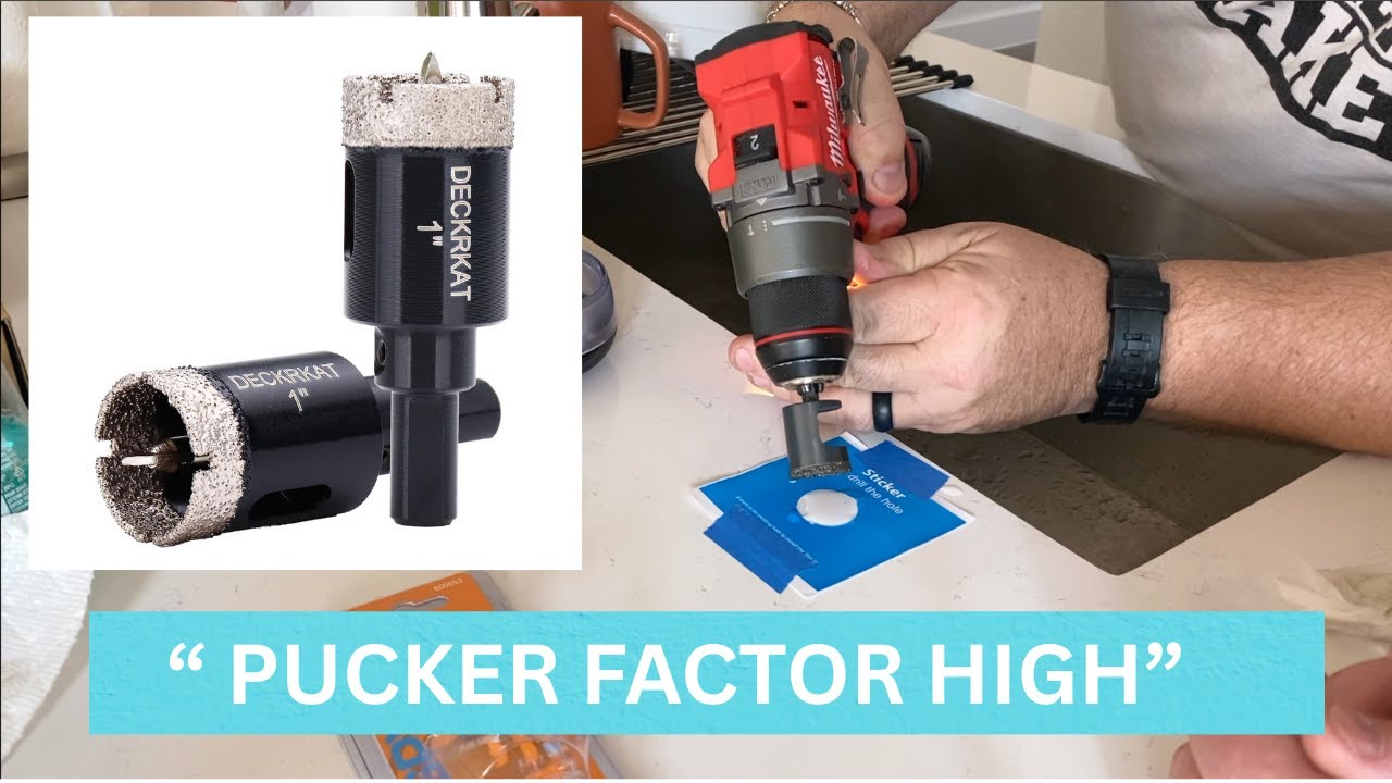 Cutting Granite with a $45 Diamond Drill Bit
