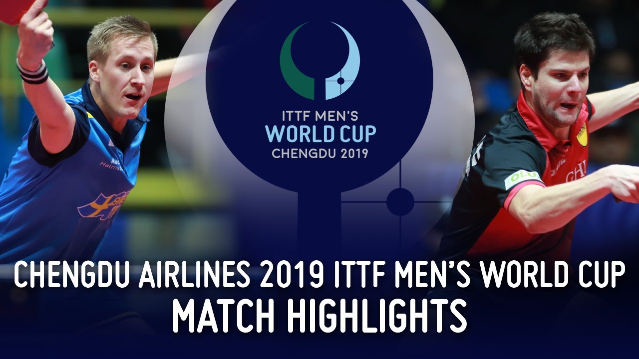 Mattias Falck vs Dimitrij Ovtcharov | 2019 ITTF Men's World Cup Highlights (R16)