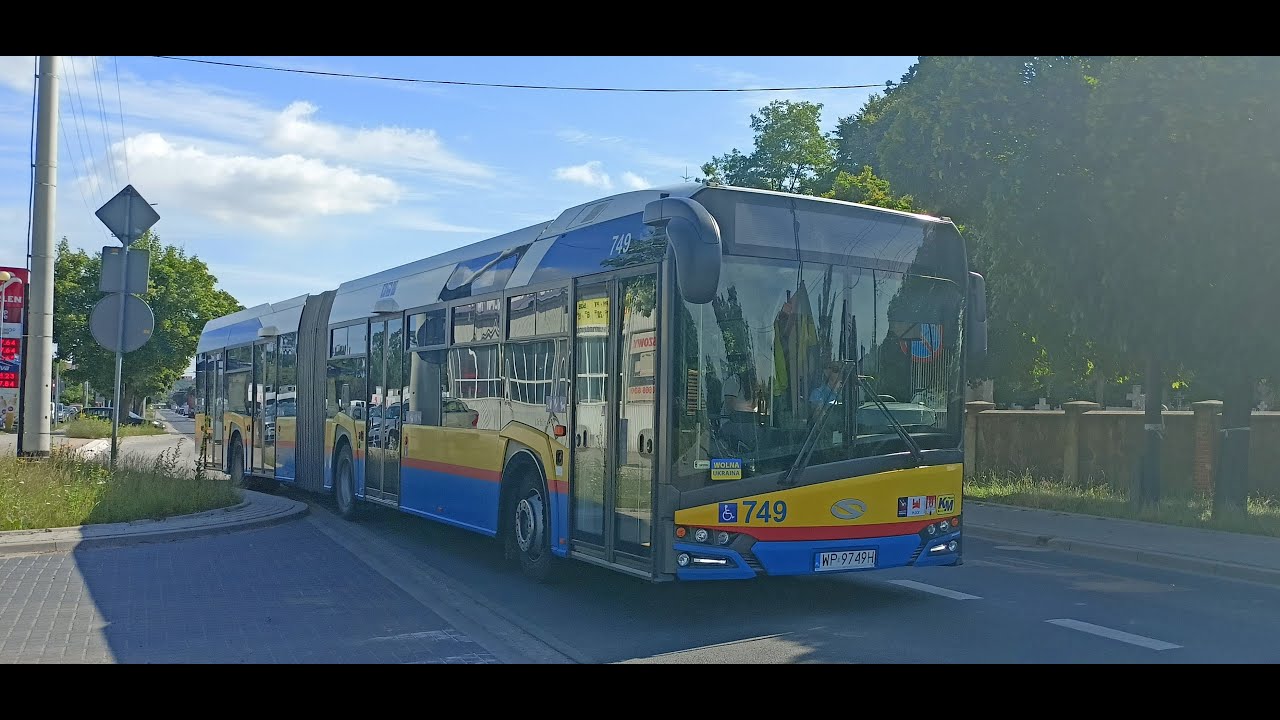 Solaris Urbino 18 IV #749 KM Płock linia 43 kierunek Grabina