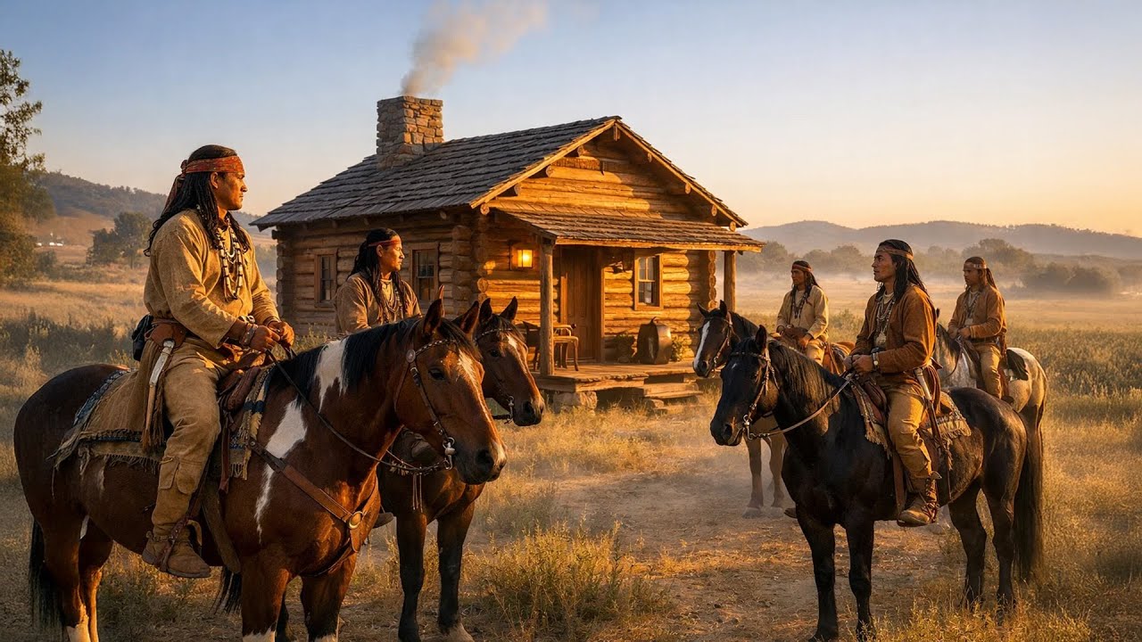 Old Rancher Helped A Limping Apache Woman, By Morning Her Family Surrounded His Cabin