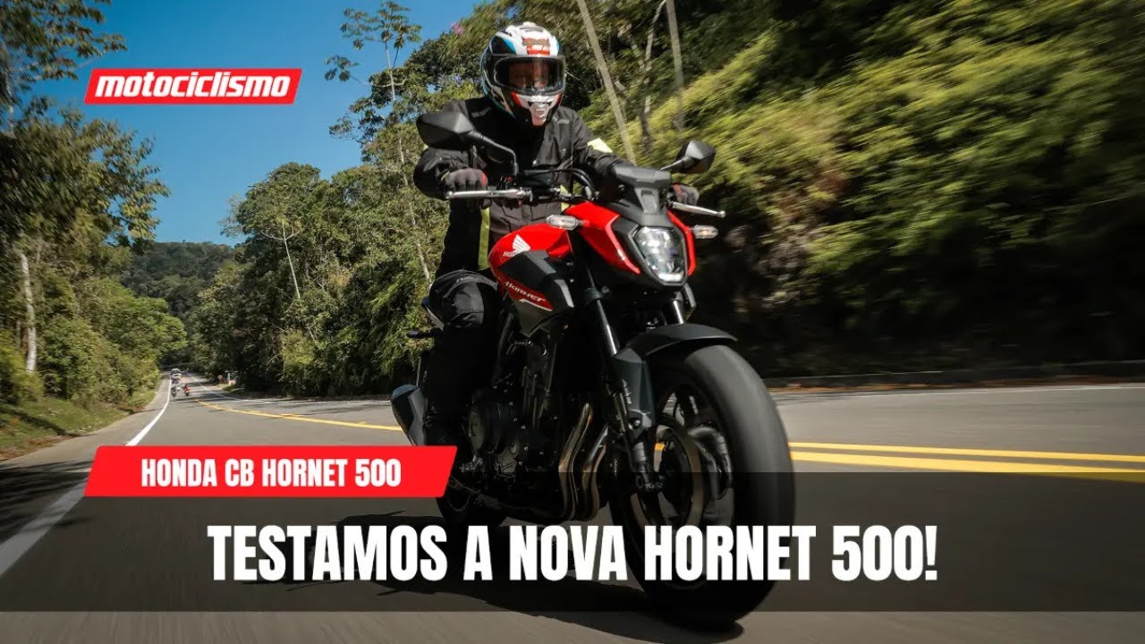 TESTAMOS A NOVA HONDA CB 500 HORNET!