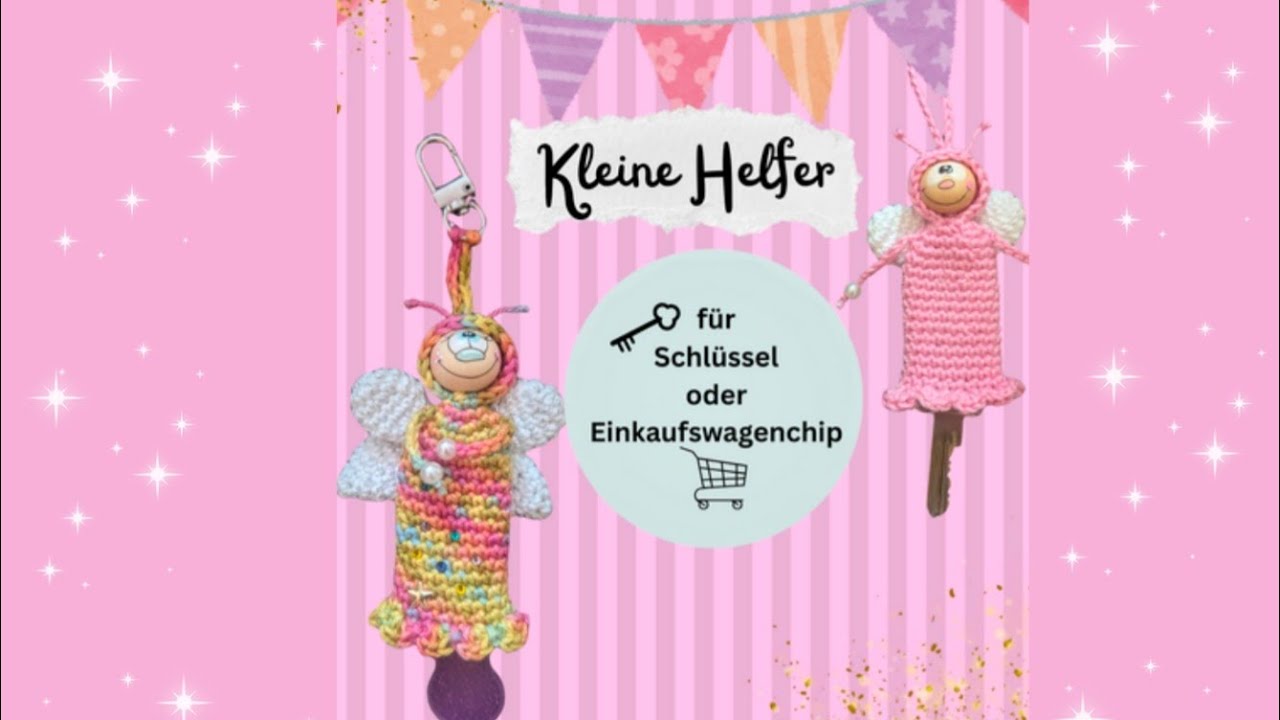 Kleine Helfer häkeln💗 Schlüsselmäppchen ❤️