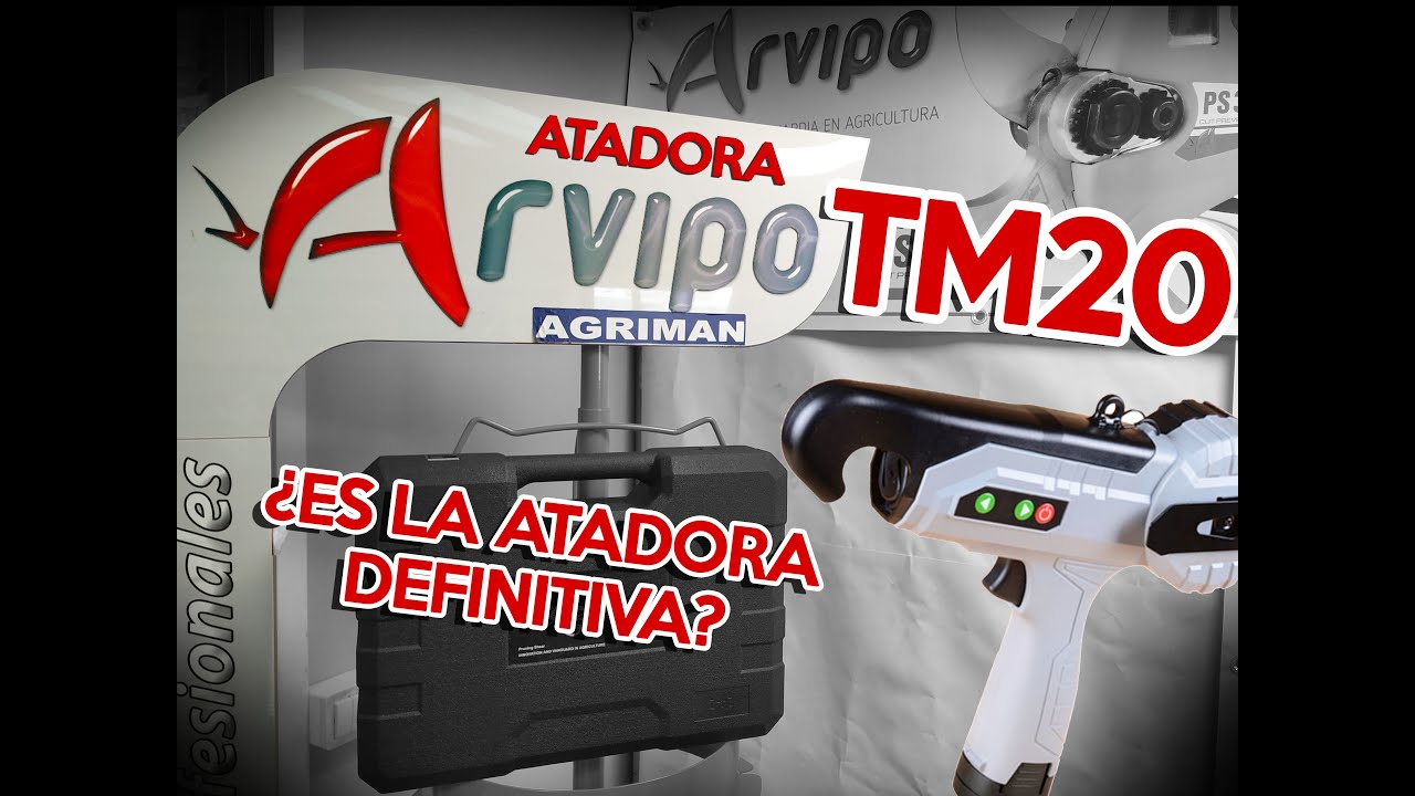 Atadora el&eacute;ctrica TM20 de Arvipo &iquest;Es la mejor calidad-precio? 🤷&zwj;♂️👨&zwj;🌾👩&zwj;🌾
