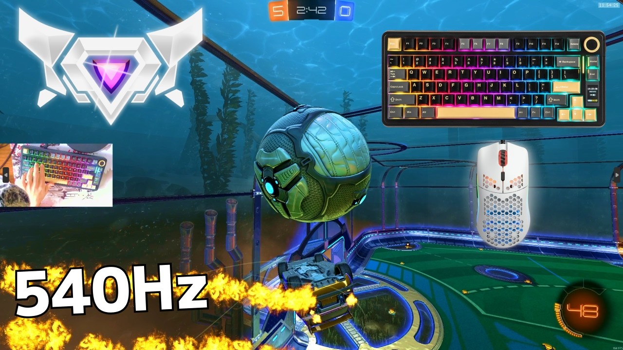KBM ASMR 😴 Rocket League Ranked 🏆 Satisfying 360 FPS 4K