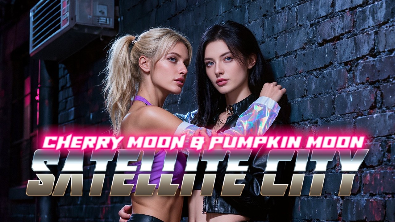 ⚡🔥🚀 Cherry Moon – Satellite City Feat. Pumpkin Moon 💥👽🎸 // CYBERPUNK EDM SYNTHWAVE