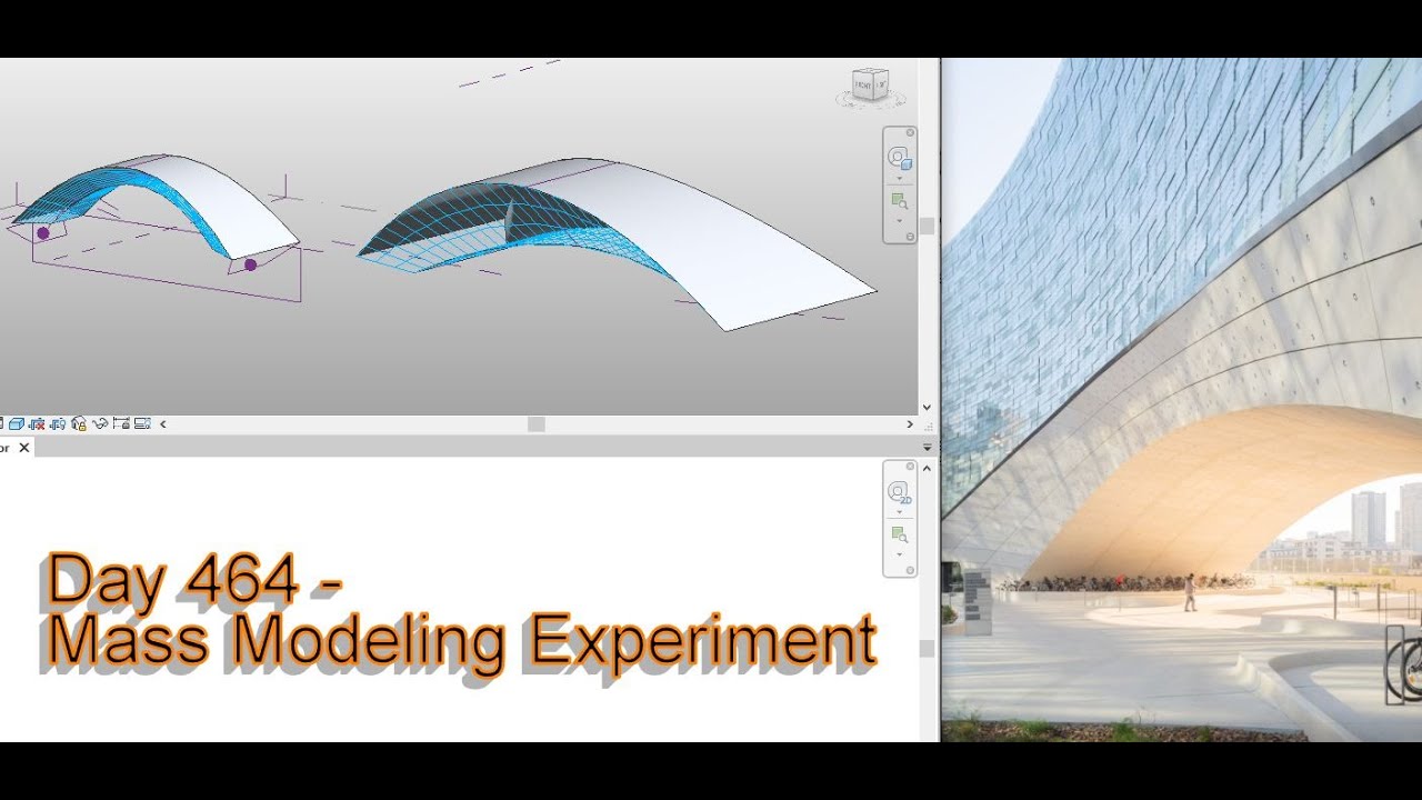 Everyday Revit (Day 464) - Mass Modeling Experiment
