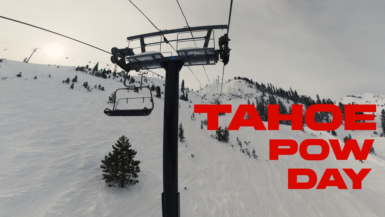 pow day in tahoe!!