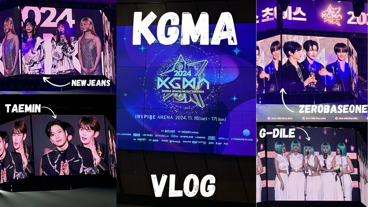 🇰🇷KOREA DIARIES | Attending KGMA 2024🏆 Taemin, Newjeans, Gidle, TVXQ, ZEROBASEONE and more!