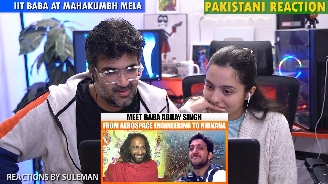 Pakistani Couple Reacts To IIT Baba At Mahakumbh Mela | From Aerospace Engineering To Spirituality