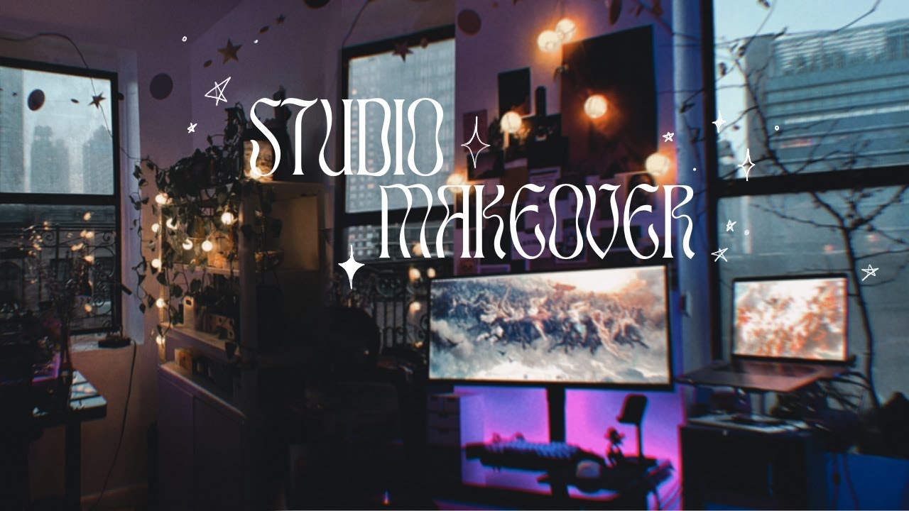 studio/office rearranging + studio tour .vlog015.