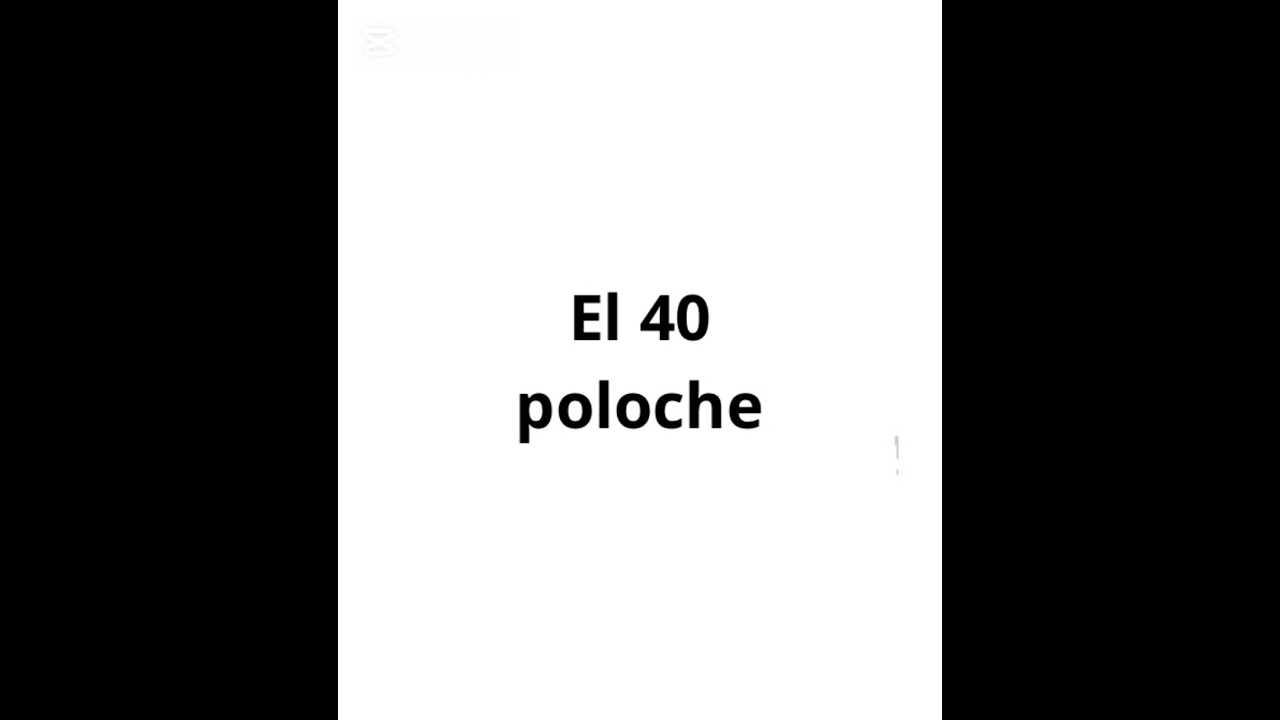 el 40 - Poloche
