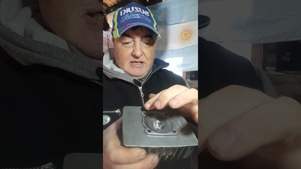 pulido de tapa de cilindros zanella 50