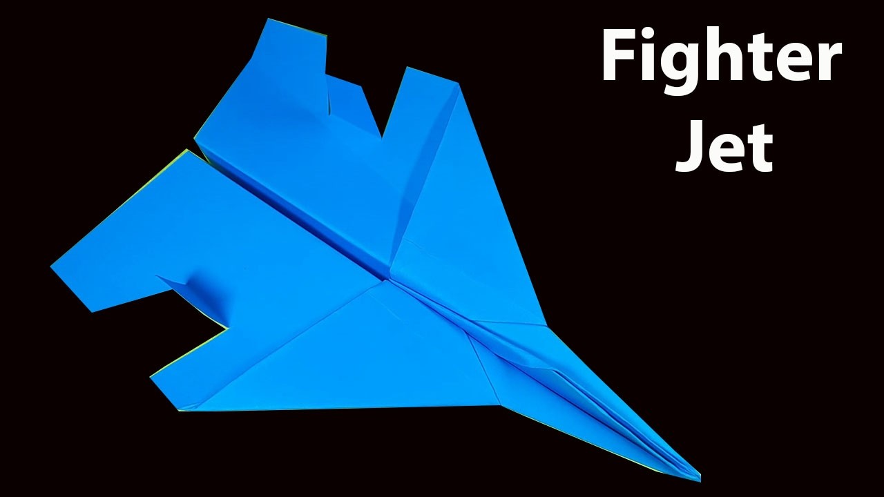 How To Make a Paper Fighter Plane That Flies Far