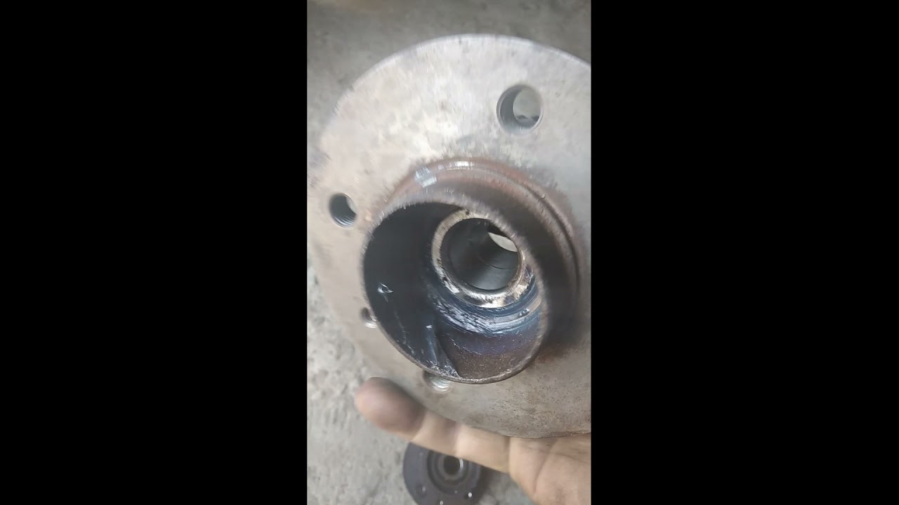 Замена задних подшипников в не разборных ступицах Рено