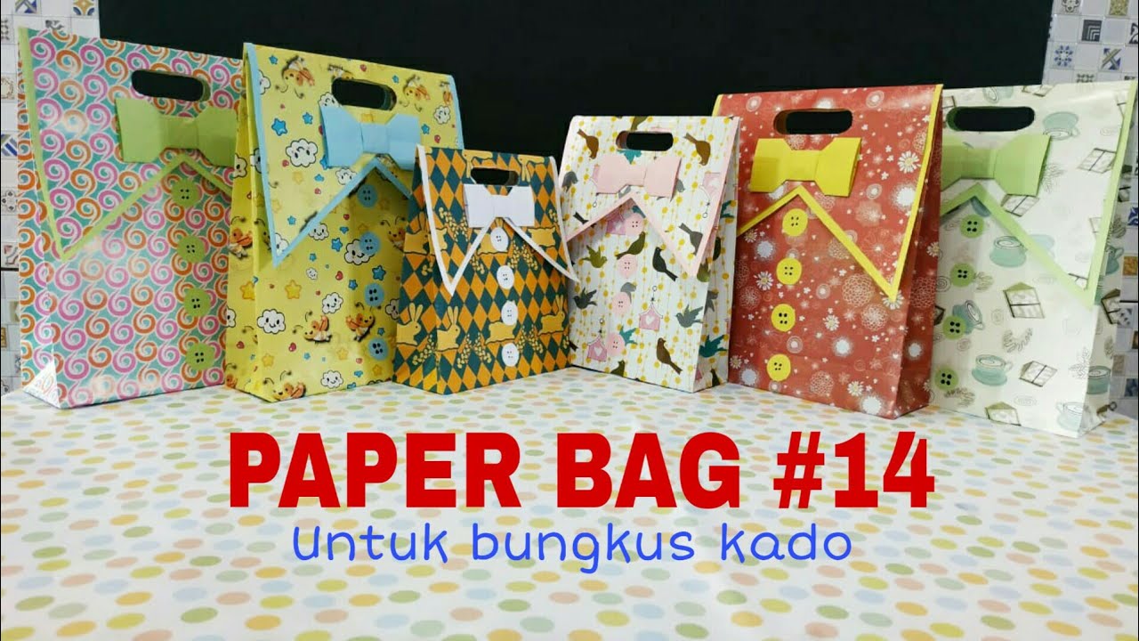 PAPER BAG #14 - Paper Bag dari kertas kado Untuk bungkus kado