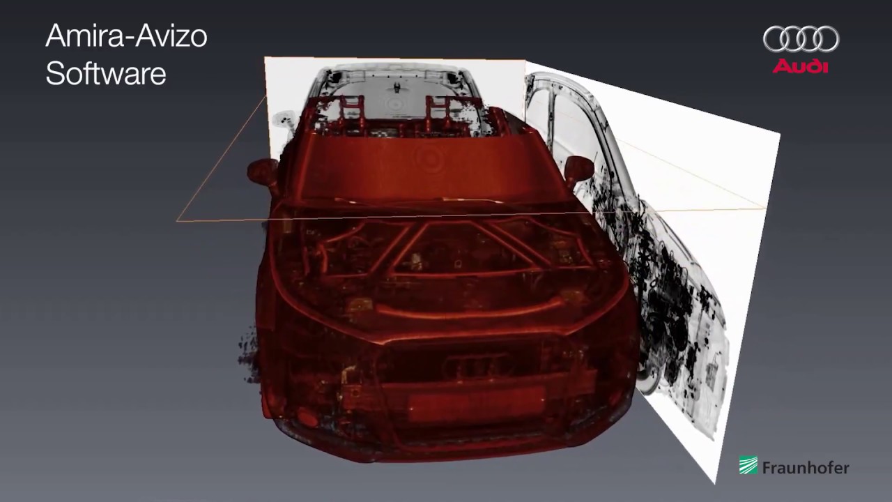 Avizo for Industrial Inspection | CT scan of a complete Audi A1 car