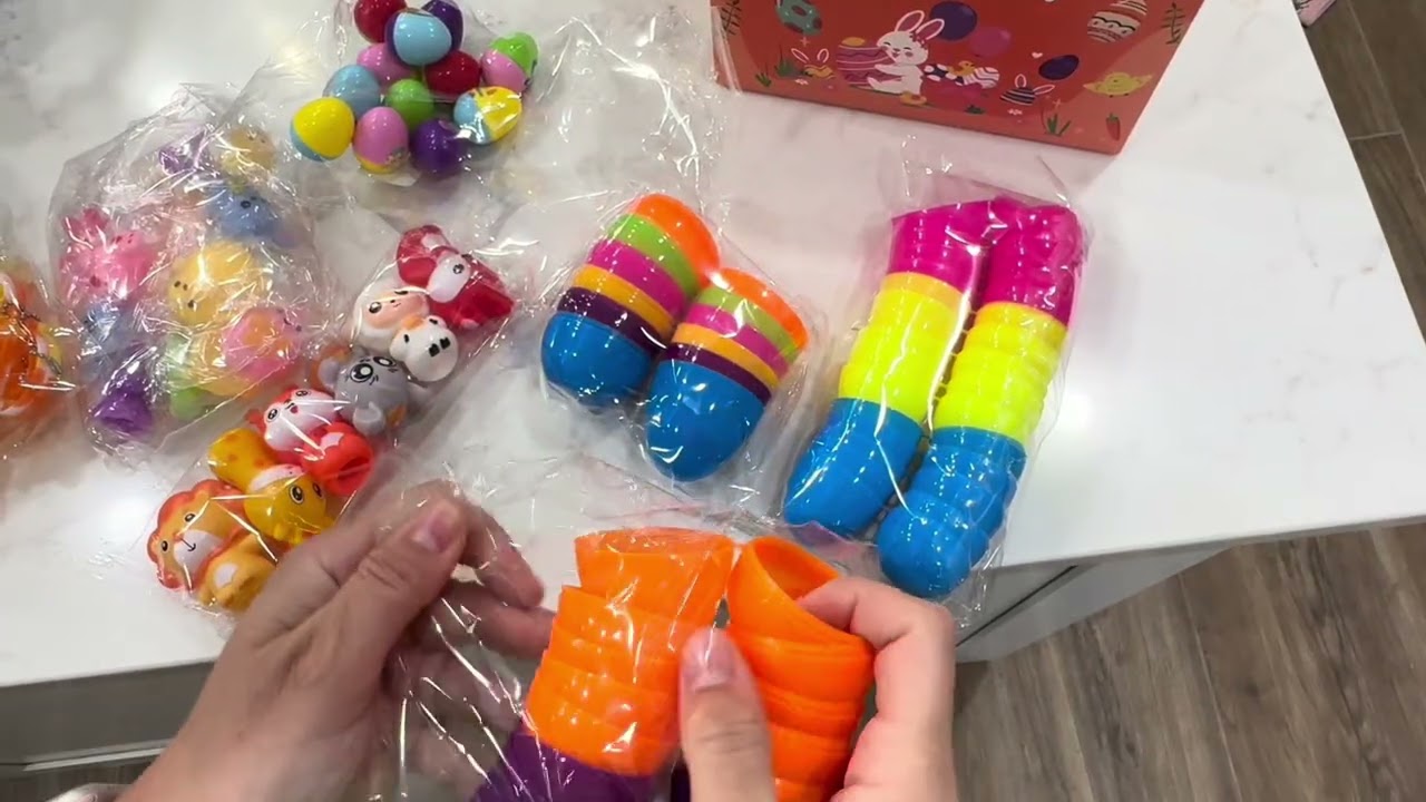 Watch Before Buying - Unboxing of 48 Pcs Easter Egg Filled with Assorted Toys