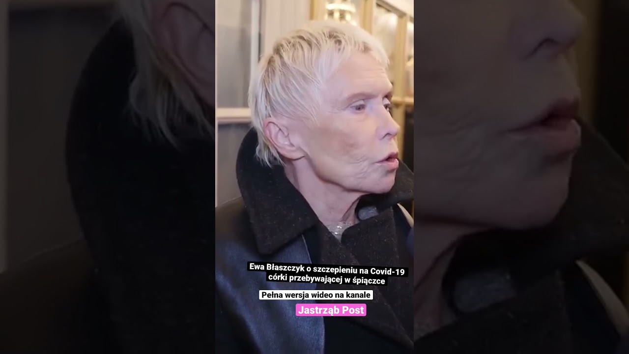 Ewa Błaszczyk o szczepieniu na Covid-19 c&oacute;rki przebywającej w śpiączce #shorts
