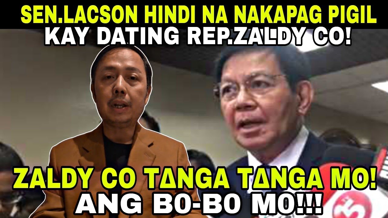 ETO NA! ZALDY CO DUR0G KAY SEN.PING LACSON!