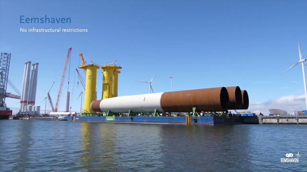 Offshore wind port Eemshaven - August 2023
