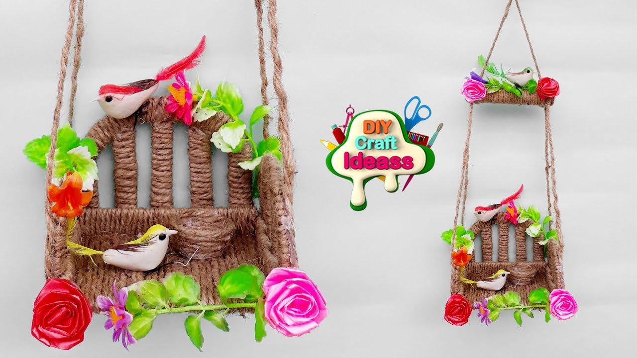 how to make a Birds Wall Hanging at home | best out of waste | diy craft ideas