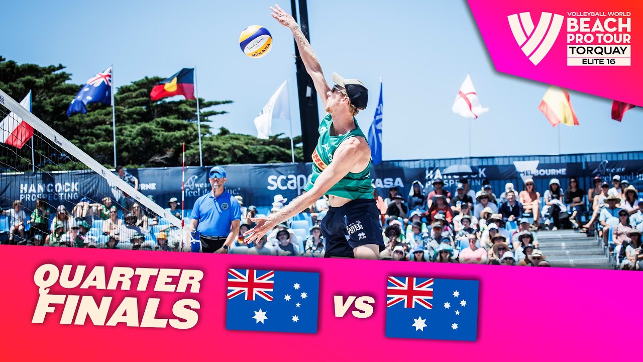 McHugh / Bernett vs. Hodges /Schubert - Quarter Final Highlights Torquay 2022 #BeachProTour