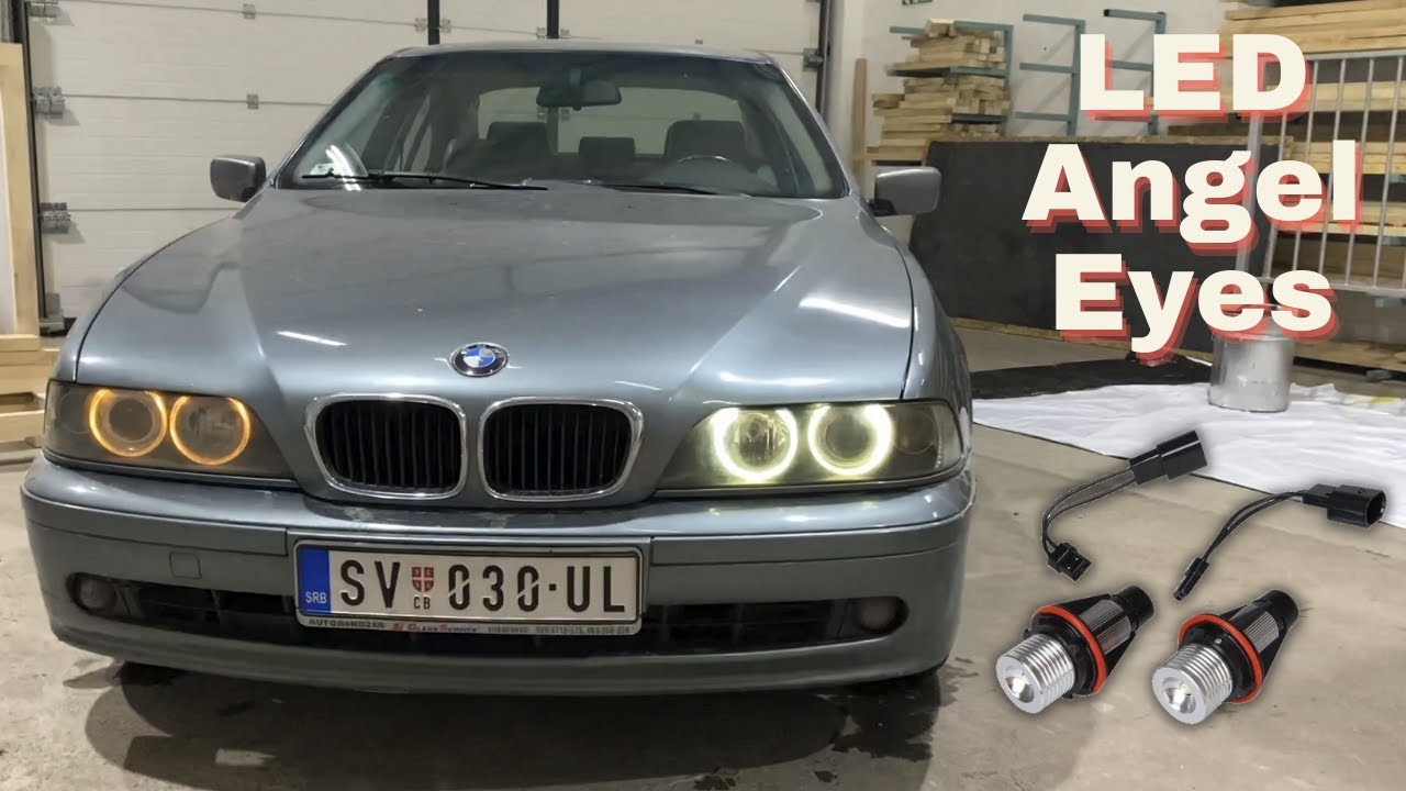 Как установить светодиодные ангельские глазки на BMW E39 E53 E60 E63 E64 E65 E66 E83
