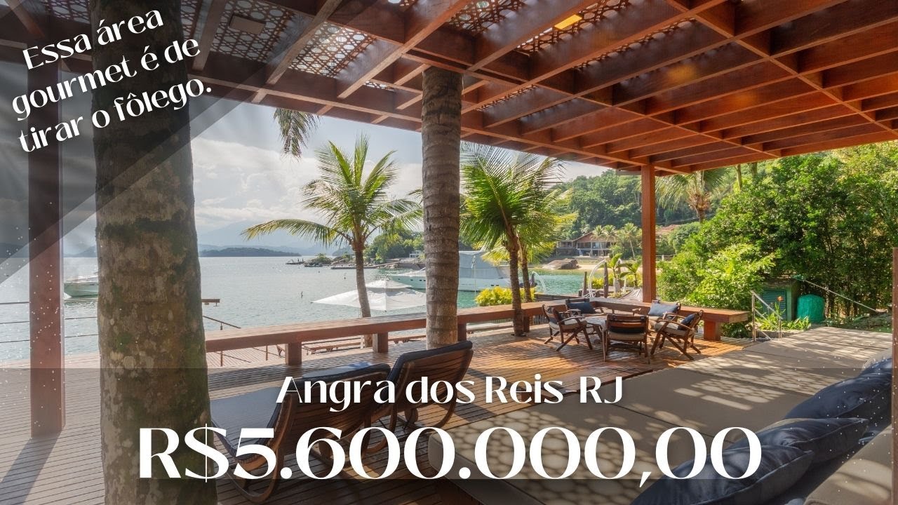"Paraíso à Beira-Mar: Casa dos Sonhos com Vista Deslumbrante em Angra dos Reis!"
