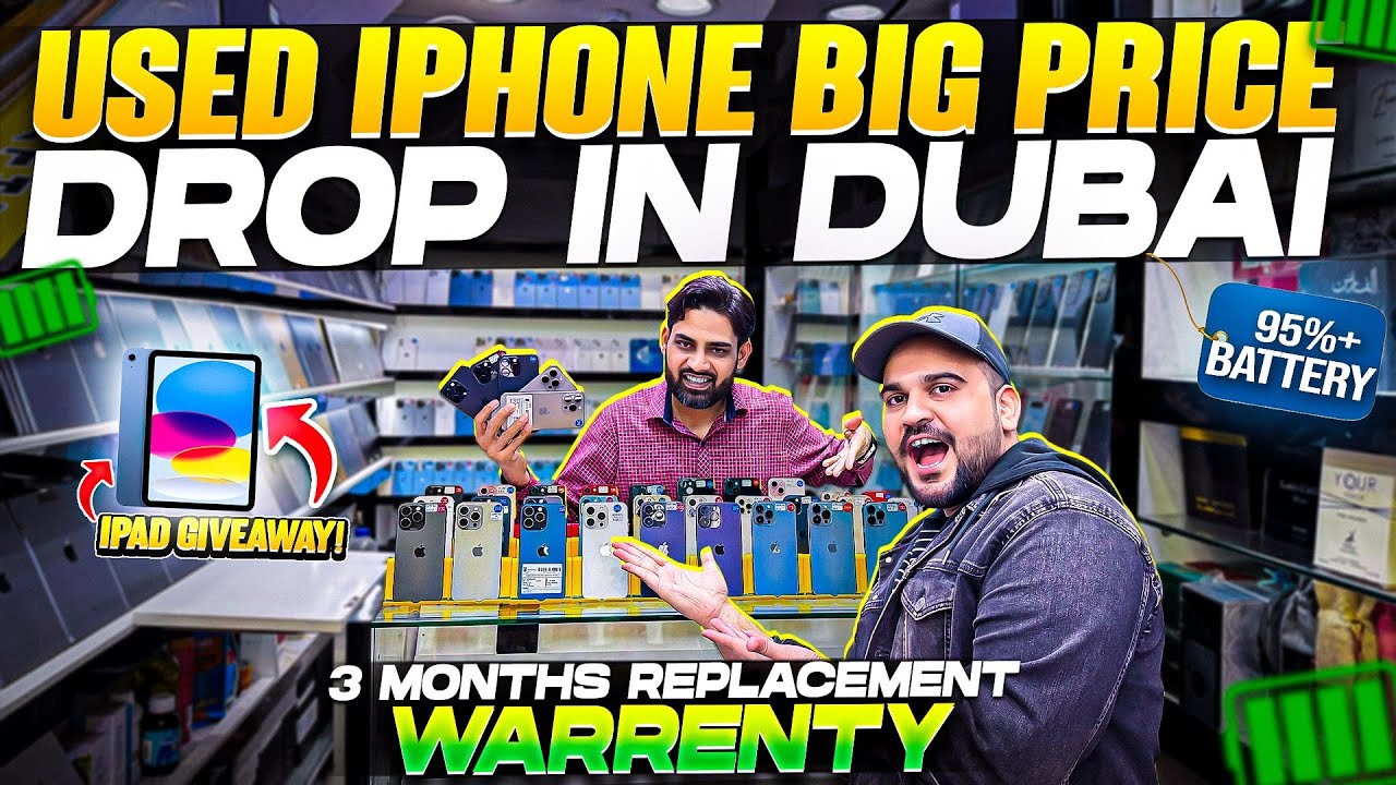 USED iPHONE PRICE DROP 🔥USED iPHONE Market IN DUBAI | USED MOBILE MARKET IN DUBAI | DXB VLOGS