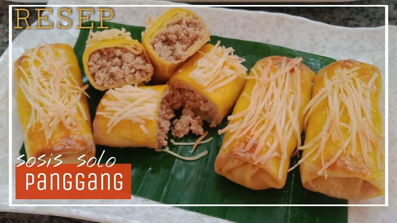 Sosis Solo Panggang Isi Daging Ayam