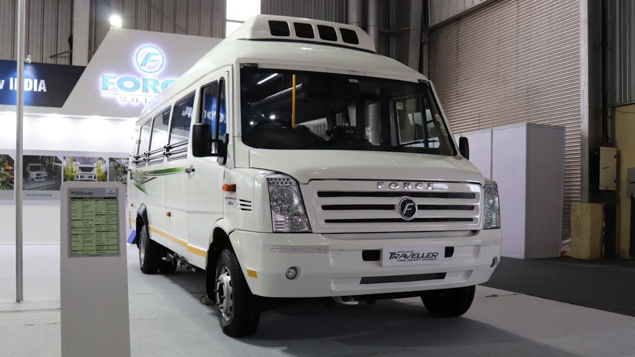 Traveller 2018 Force Motors All Models at BusWorld CNG,Rural etc