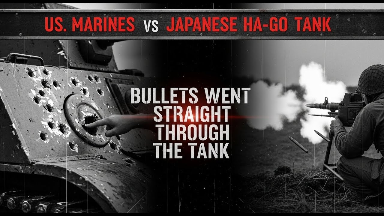 US Marines Faced a Japanese Ha-Go Tank &mdash; Laughed When .50 Cal Rounds Punched Straight Through