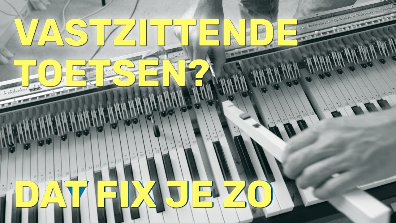 Kawai digitale piano met vastzittende, plakkerige of zwaarspelende toetsen? Zo repareer je dat