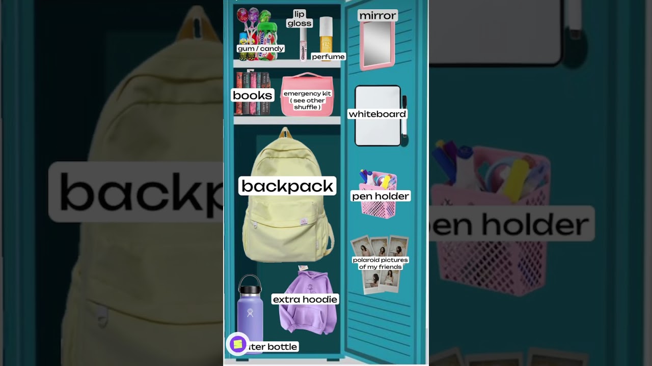 What to put in your locker❤️ #fypシ #blowup #viral #school #locker