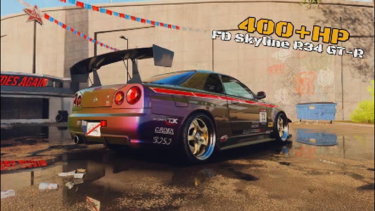 FD Signal Auto Nissan Skyline R34 GT-R - NFS Unbound - KITT #1