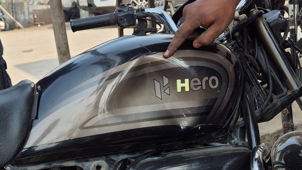 New splendor fuel Tank Dent remove 😲 How to fuel tank dent repair....
