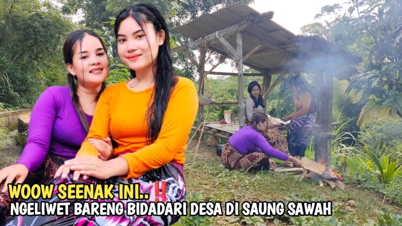 BIKIN KETAGIHAN..‼️NGELIWET BARENG BIDADARI DESA CANTIK DI PINGGIR SUNGAI