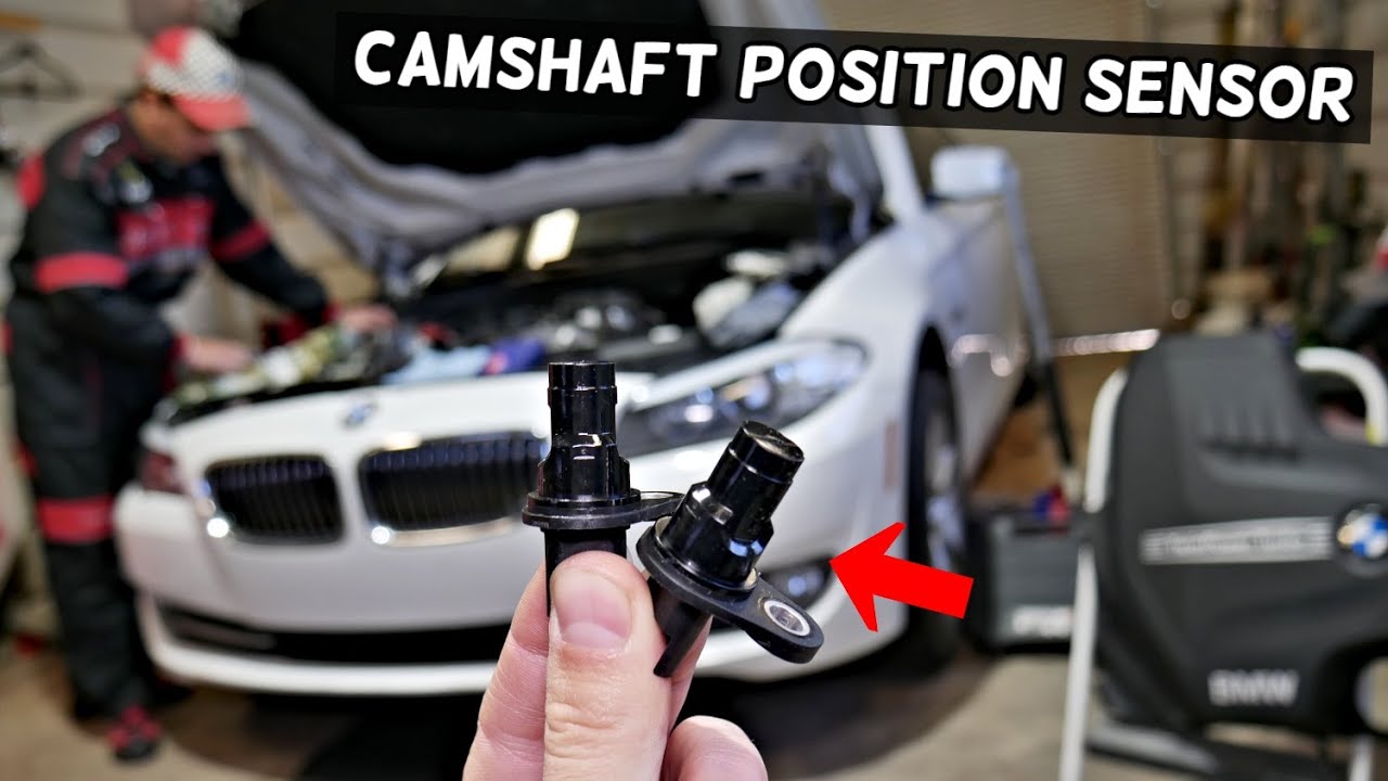 BMW F10 F11 INTAKE EXHAUST CAMSHAFT POSITION SENSOR REPLACEMENT LOCATION 520i 523i 528i 530i 535i