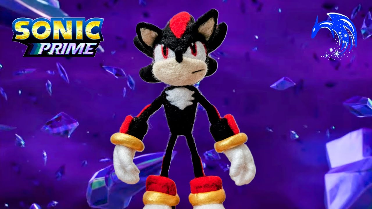 Handmade Shadow the Hedgehog || Fearless Year of Shadow! Sonic The Hedgehog Needle Felt