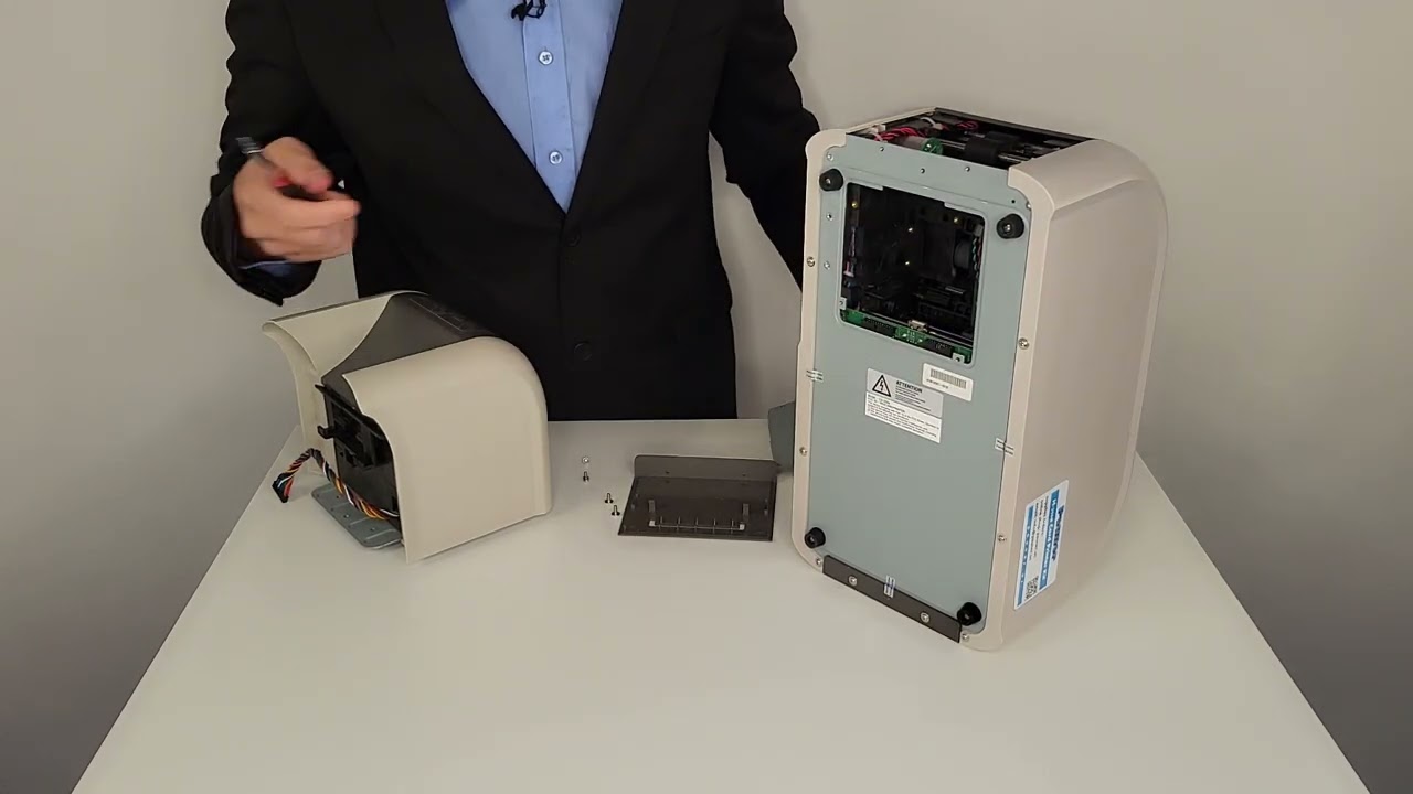 Dual sided id card printer Flipper-module installation guide for double sided card printing