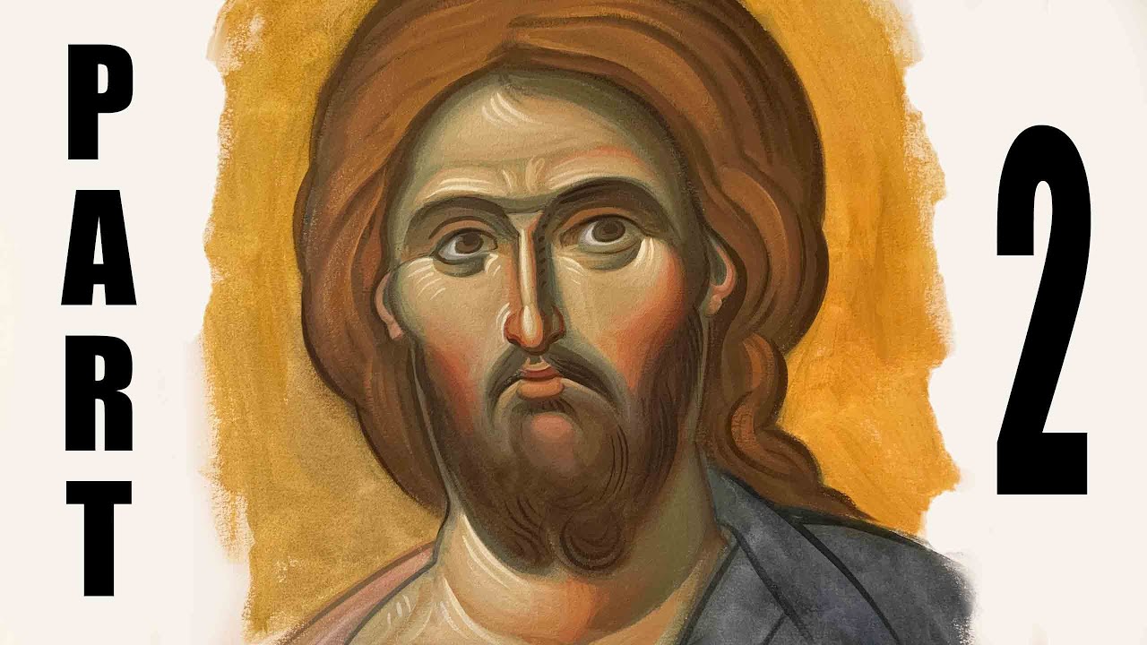 How to draw and paint the face of Christ (Iconography tutorial) Part 2