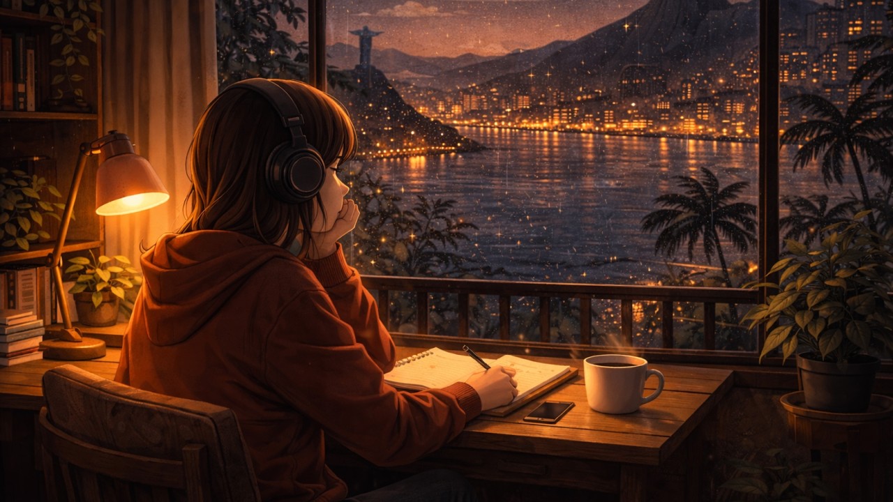 Lofi Hip Hop Radio Brazil 🇧🇷 • Study • Relax • Sleep • Work • Estudar • Relaxar • Dormir • Trabalhar