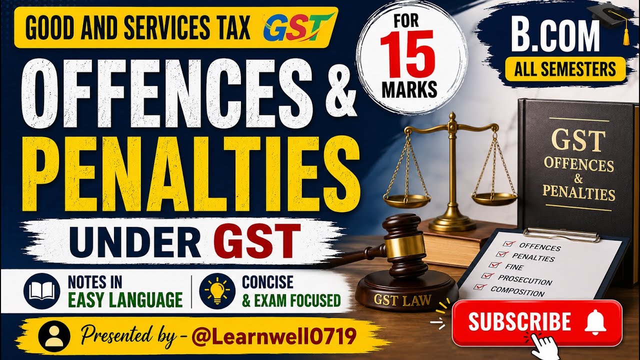 Offences and penalties under GST