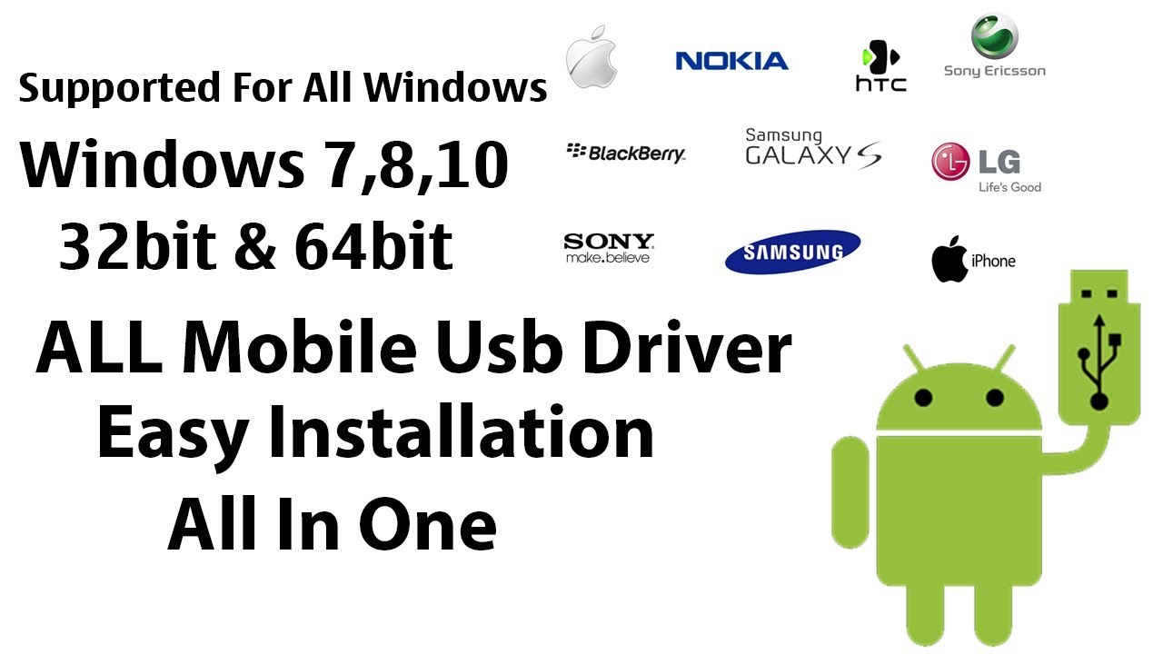 All Mobile USB Driver Intallation | MTK,SPD,Qualcomm,Samsung,ADB|