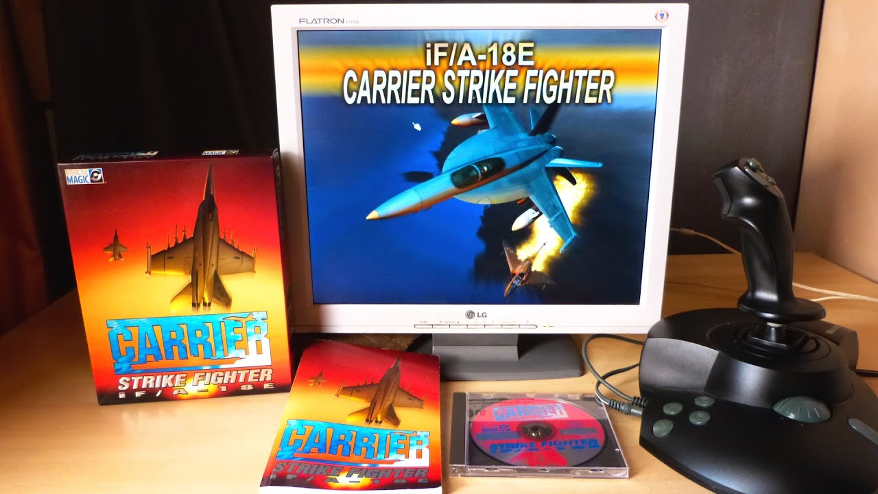 iF/A-18E Carrier Strike Fighter by Interactive Magic big box en PC retro | Gameplay Direct3D games